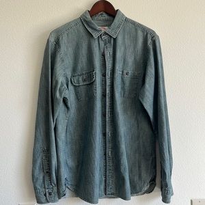 Brooks Brothers Denim Shirt, Large
